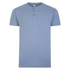 Bigdude Grandad T-Shirt Denim Marl Tall