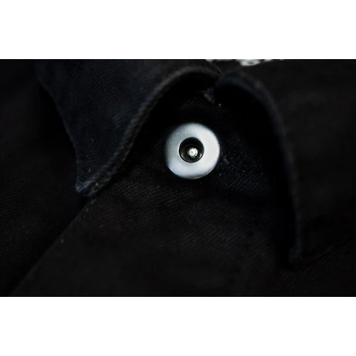 Bigdude Classic Denim Jacket Black - Image 11