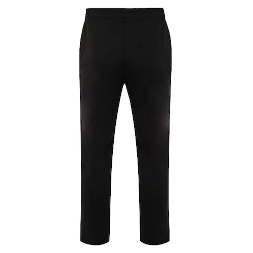 Bigdude Open Hem Loop Back Joggers Black - Image 4