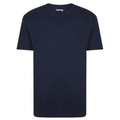 Bigdude Heavy Weight Plain T-Shirt Navy