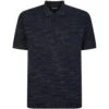 Bigdude Vintage Inkjet Marl Polo Shirt Navy