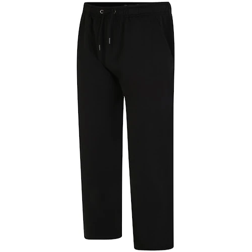 Bigdude Open Hem Joggers Black - Image 8