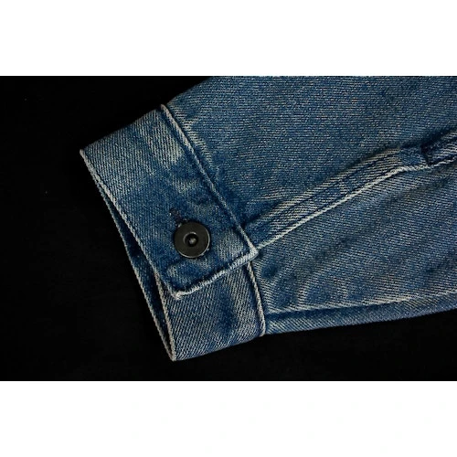 Bigdude Classic Denim Jacket Mid Wash - Image 6