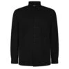 Bigdude Button Down Oxford Long Sleeve Shirt Black