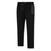Bigdude Contrast Joggers With Zip Pockets Black/Charcoal