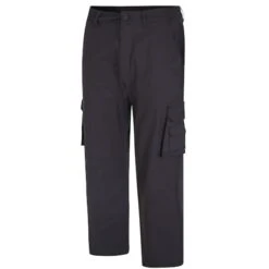Bigdude Multi Pocket Cargo Trousers Charcoal