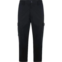 Bigdude Elasticated Waist Cargo Trousers Dark Navy Tall