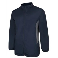 Bigdude Lightweight Contrast Panel Showerproof Jacket Navy