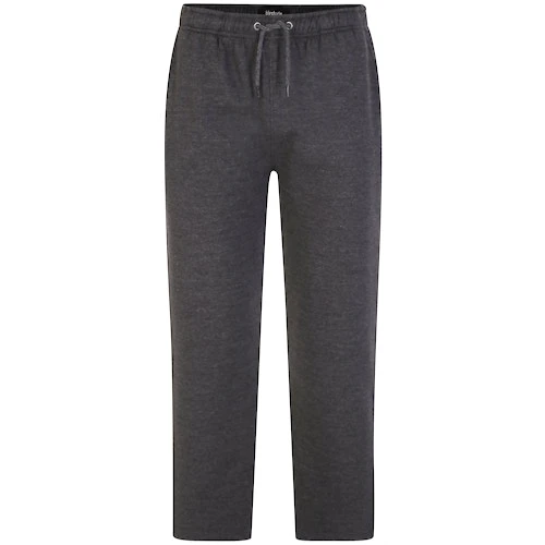 Bigdude Open Hem Joggers Charcoal - Image 2