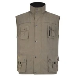 Bigdude Multi Pocket Hunting/Utility Gilet Khaki