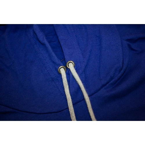 Bigdude Short Sleeve Hoody Cobalt Blue - Image 4