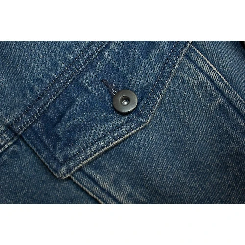 Bigdude Classic Denim Jacket Mid Wash - Image 11