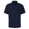 Bigdude Button Down Oxford Short Sleeve Shirt Navy