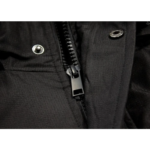 Bigdude Full Zip Parka Coat Black - Image 5