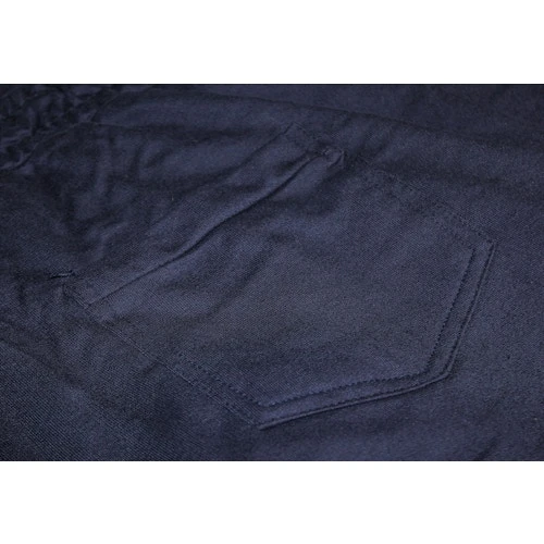 Bigdude Open Hem Loop Back Joggers Navy - Image 6
