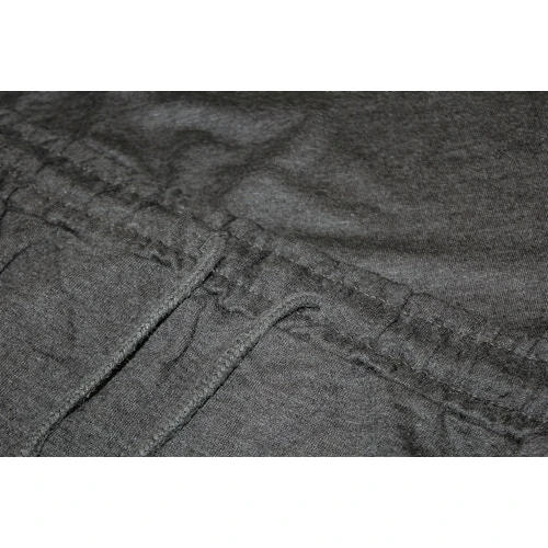 Bigdude Open Hem Loop Back Joggers Charcoal - Image 5