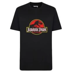 Bigdude Official Jurassic Park Print T-Shirt Black