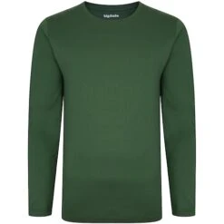 Bigdude Long Sleeve T-Shirt Deep Green Tall