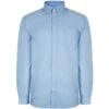 Bigdude Oxford Long Sleeve Shirt Light Blue Tall