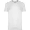 Bigdude Plain V-Neck T-Shirt White Tall