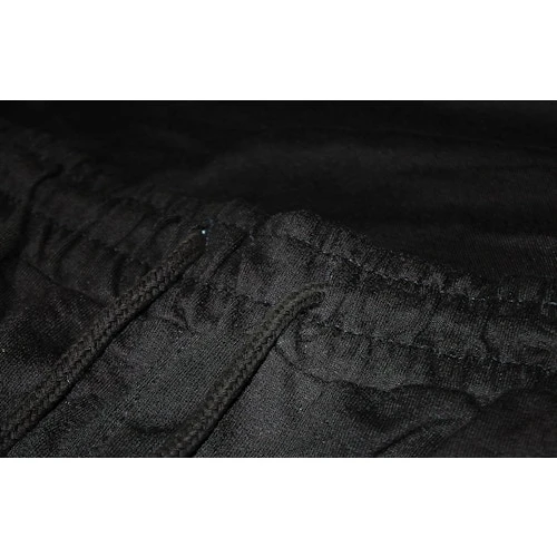 Bigdude Open Hem Loop Back Joggers Black - Image 5