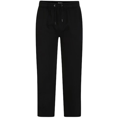 Bigdude Open Hem Joggers Black - Image 7