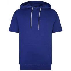 Bigdude Short Sleeve Hoody Cobalt Blue