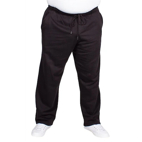 Bigdude Open Hem Joggers Black - Image 4