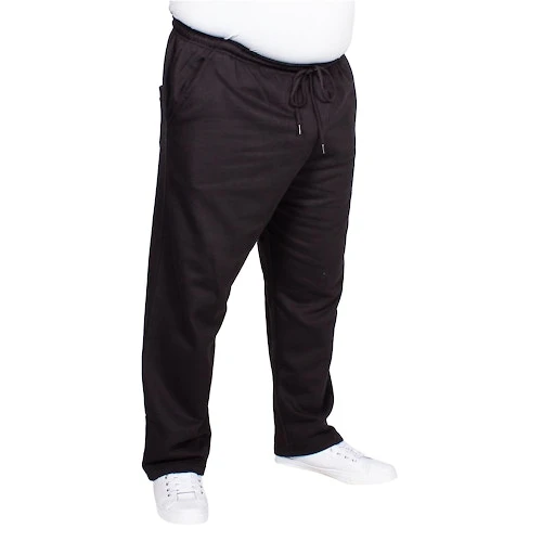 Bigdude Open Hem Joggers Black - Image 2