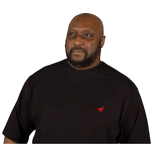 Bigdude Signature Crew Neck T-Shirt - Black - Image 4