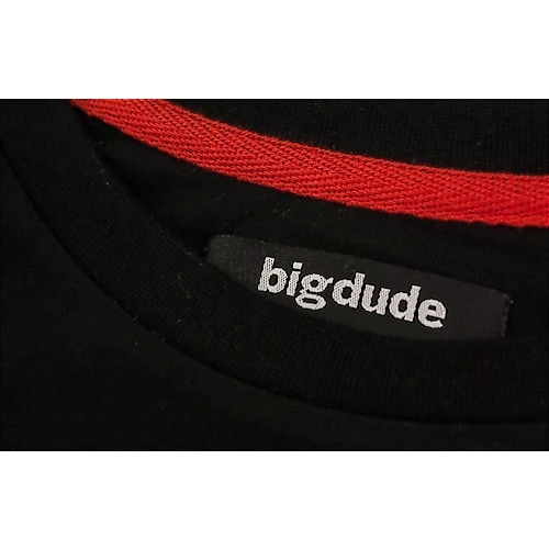 Bigdude Signature Crew Neck T-Shirt - Black - Image 7