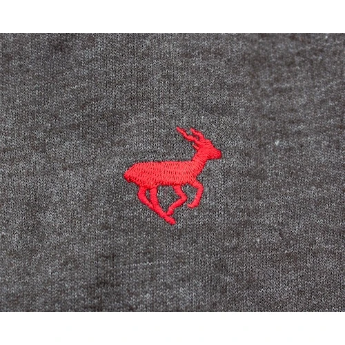 Bigdude Funnel Neck Full Zip Sweatshirt Charcoal - Image 5