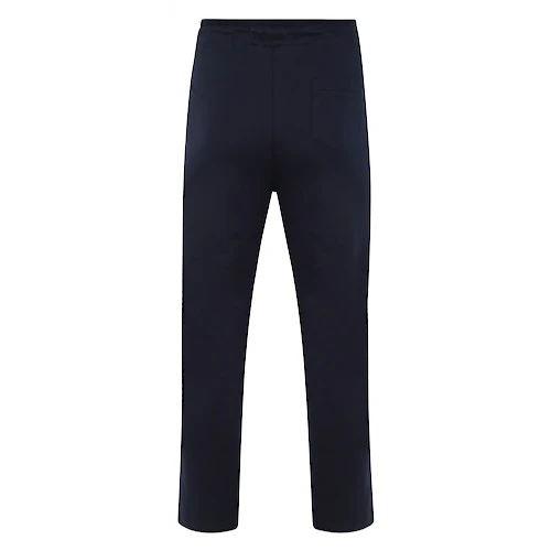 Bigdude Open Hem Loop Back Joggers Navy - Image 4