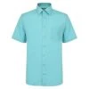 Bigdude Classic Short Sleeve Poplin Shirt Green