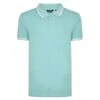 Bigdude Tipped Polo Shirt Turquoise Tall
